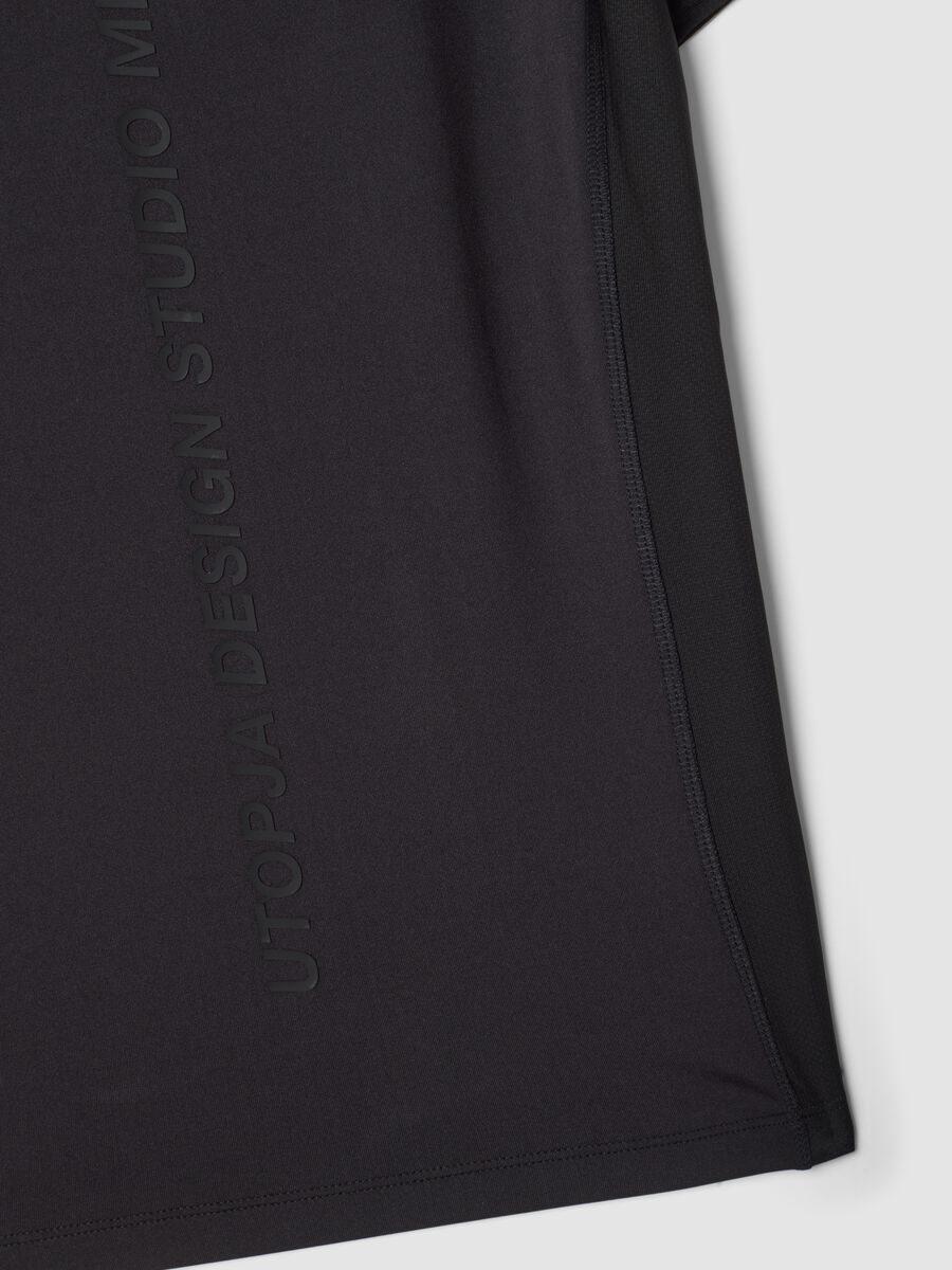 Techincal T-shirt Fitted Black_2