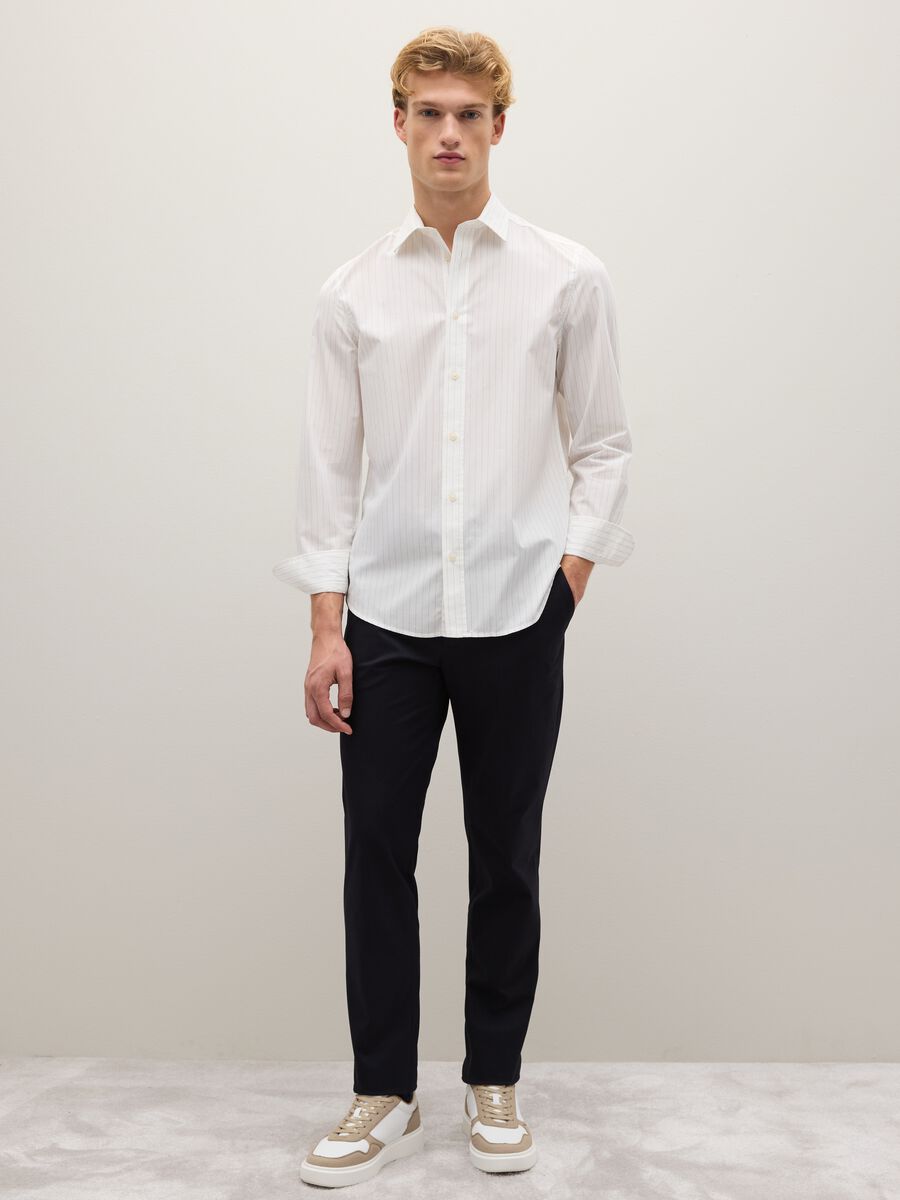 White pure cotton shirt regular fit_1