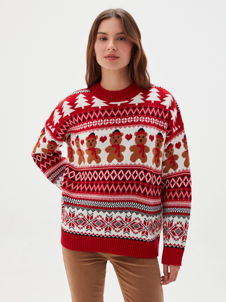 Christmas jumper with gingerbread man_0