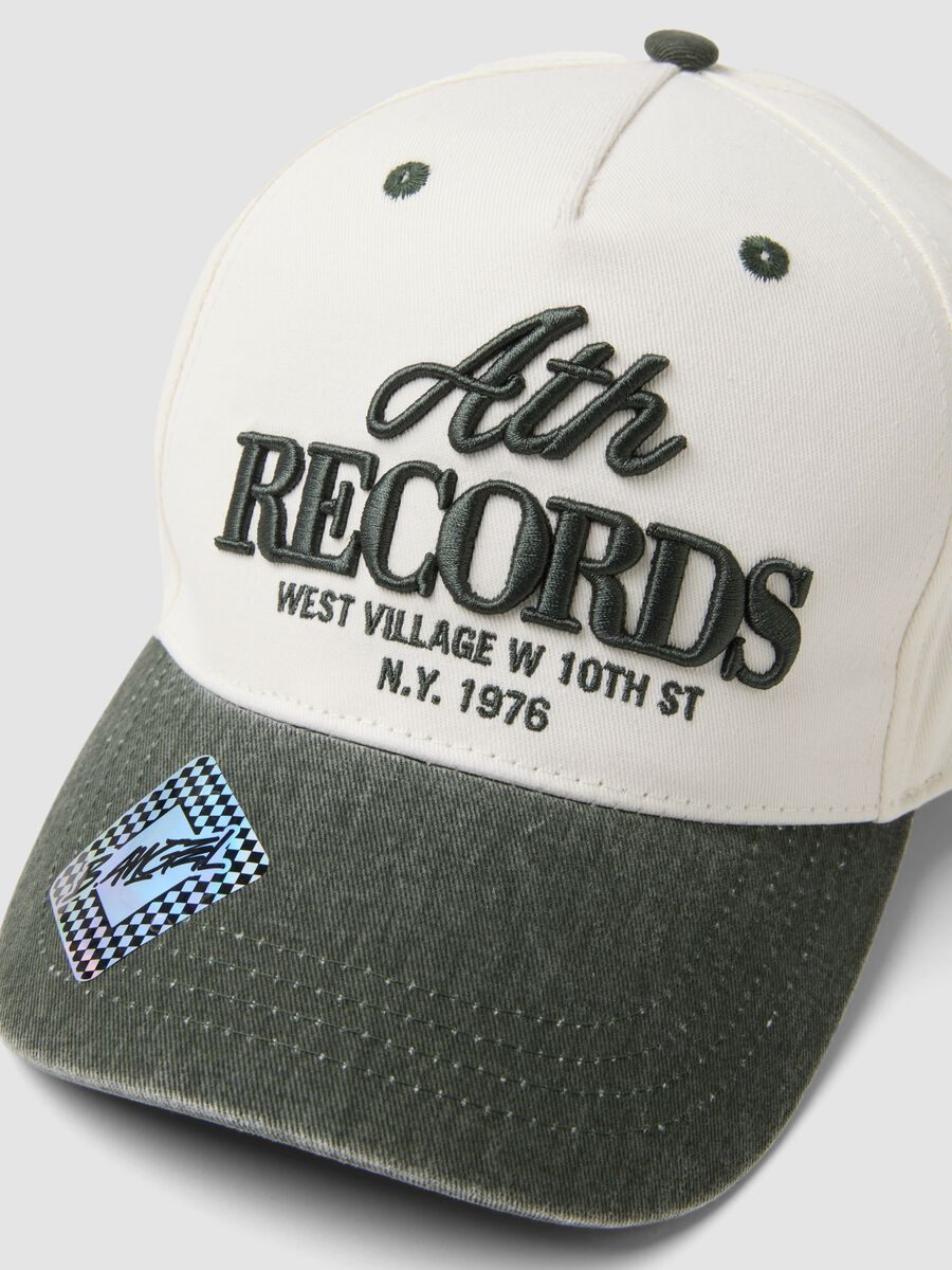 Bon&eacute; de basebol branco em algod&atilde;o puro_1