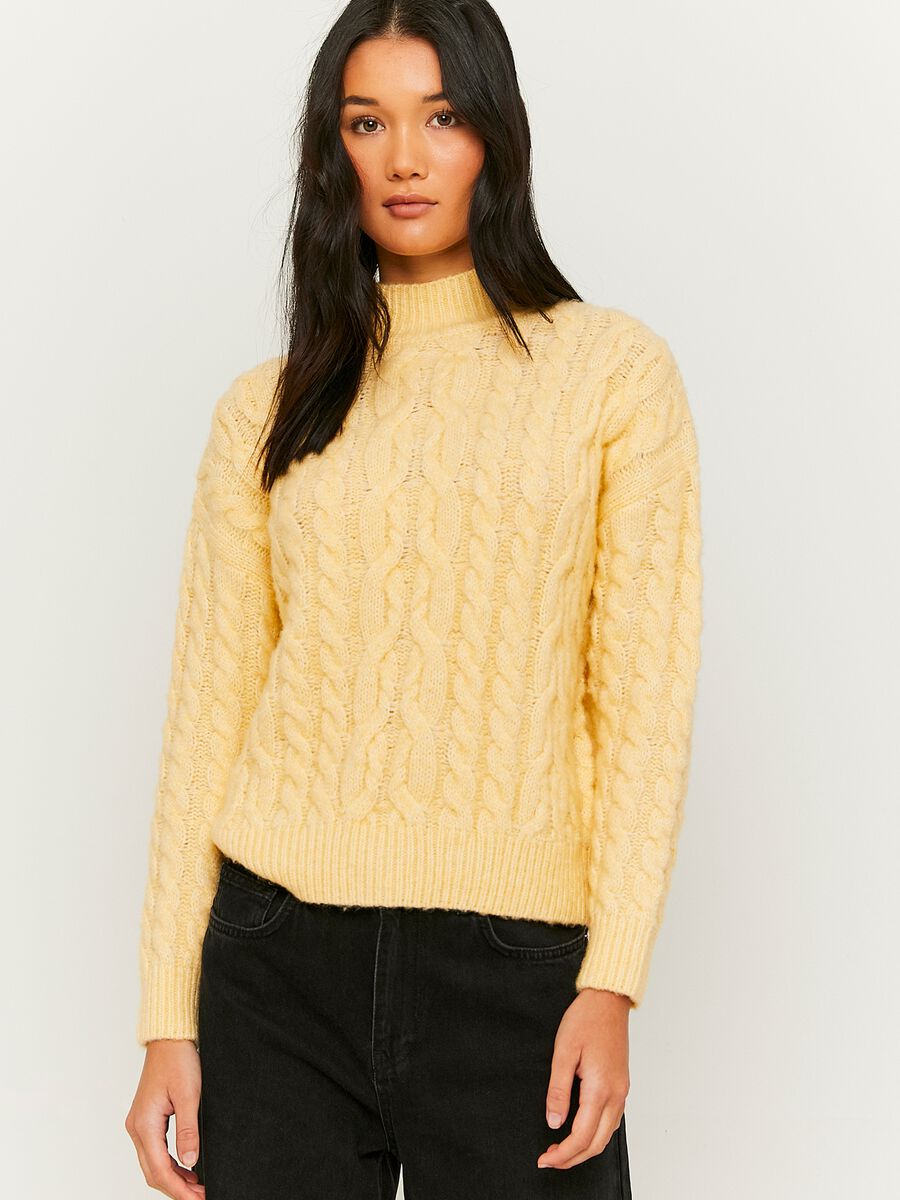Pullover with mock neck_1