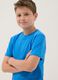 Boys' pure cotton blue regular-fit T-shirt_0