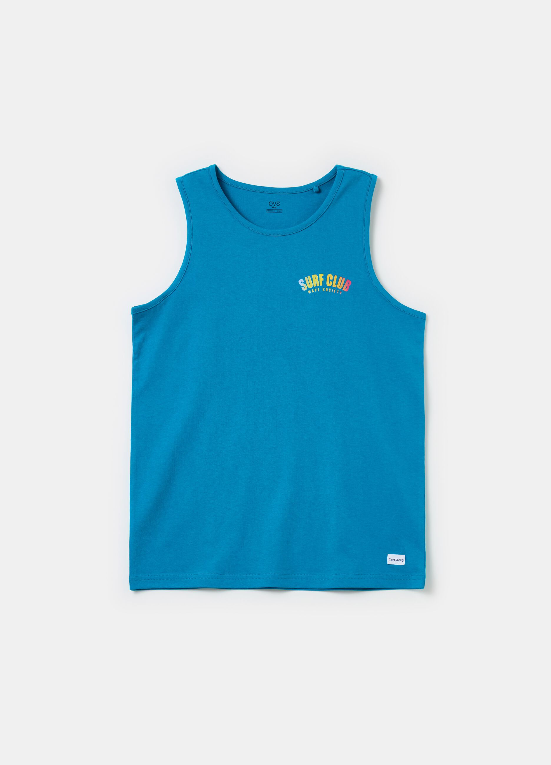 Tank top con stampa surf
