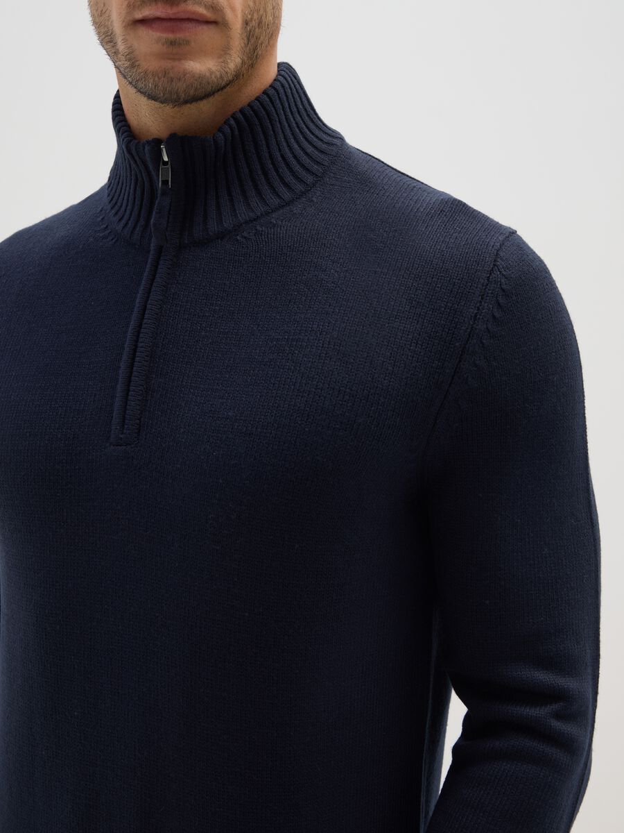 Blue regular fit jumper_3