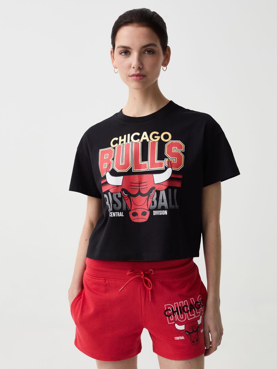 T-shirt con stampa NBA Chicago Bulls_0