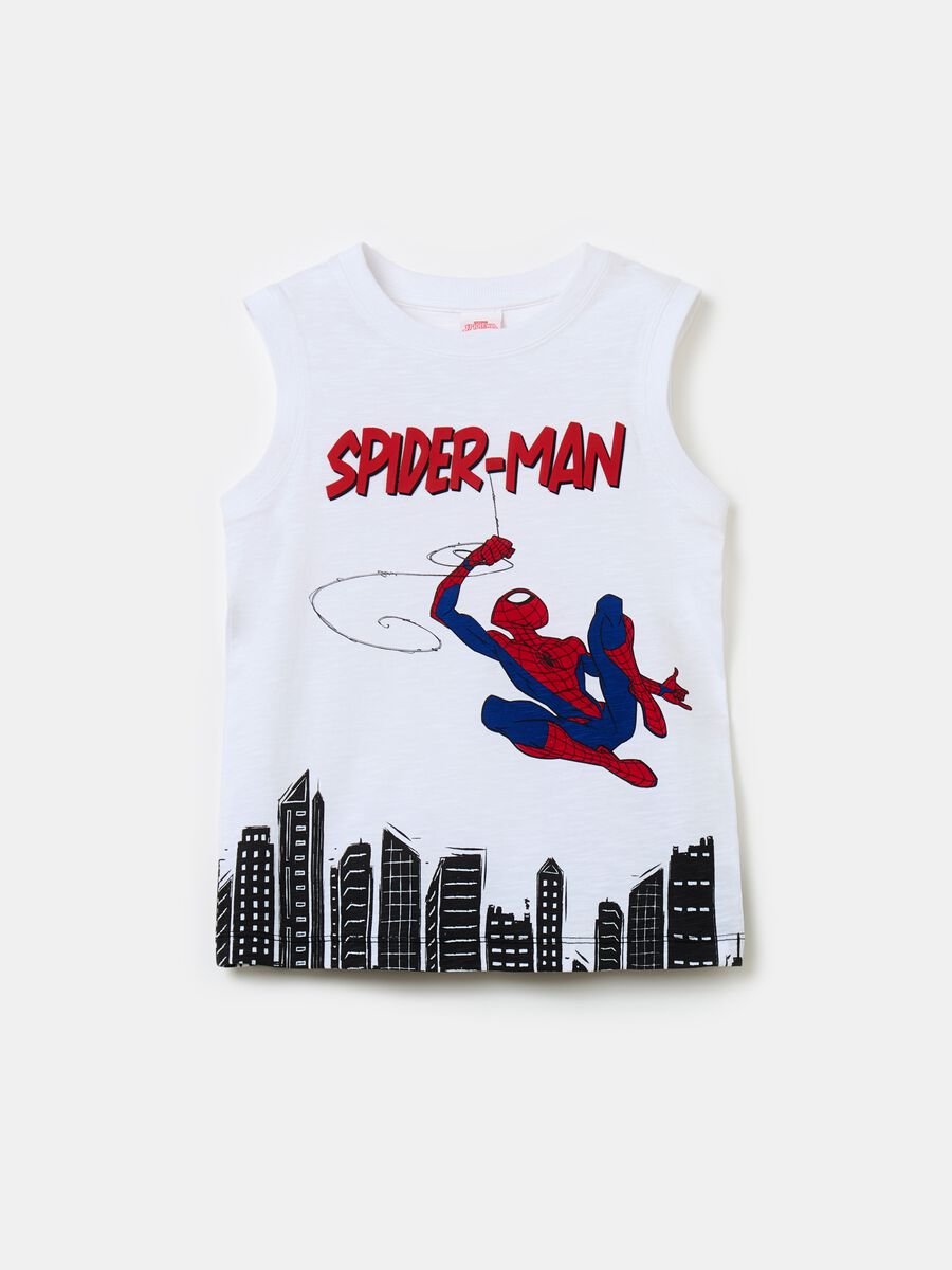 Camiseta de tirantes con estampado Spider-Man_0