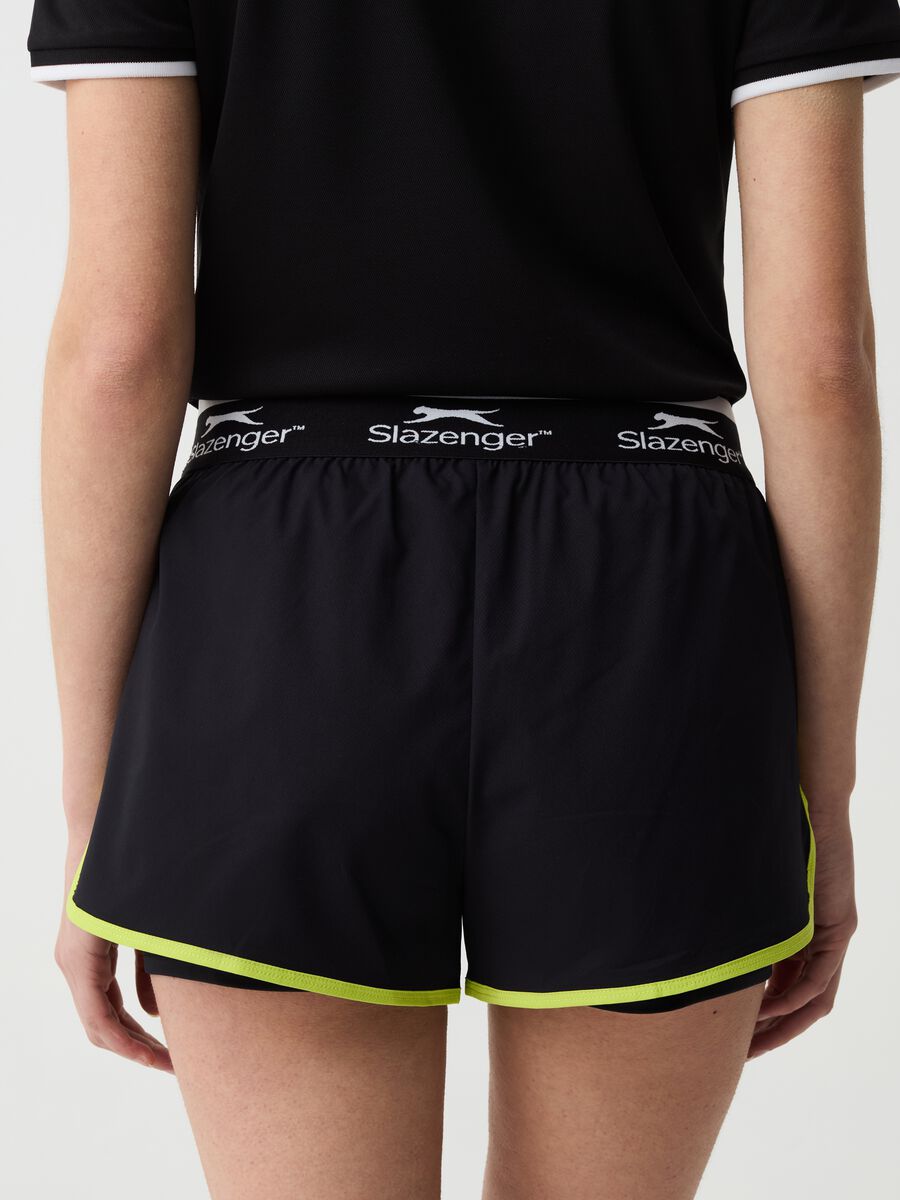 Shorts de tenis con elástico exterior Slazenger_1