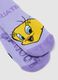 Purple cotton stretch socks for girls Looney Tunes x Italia Team_2