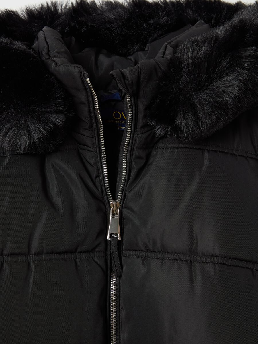 Full-zip padded parka with hood_5