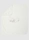 White baby blanket made of cotton blend with decorations_1