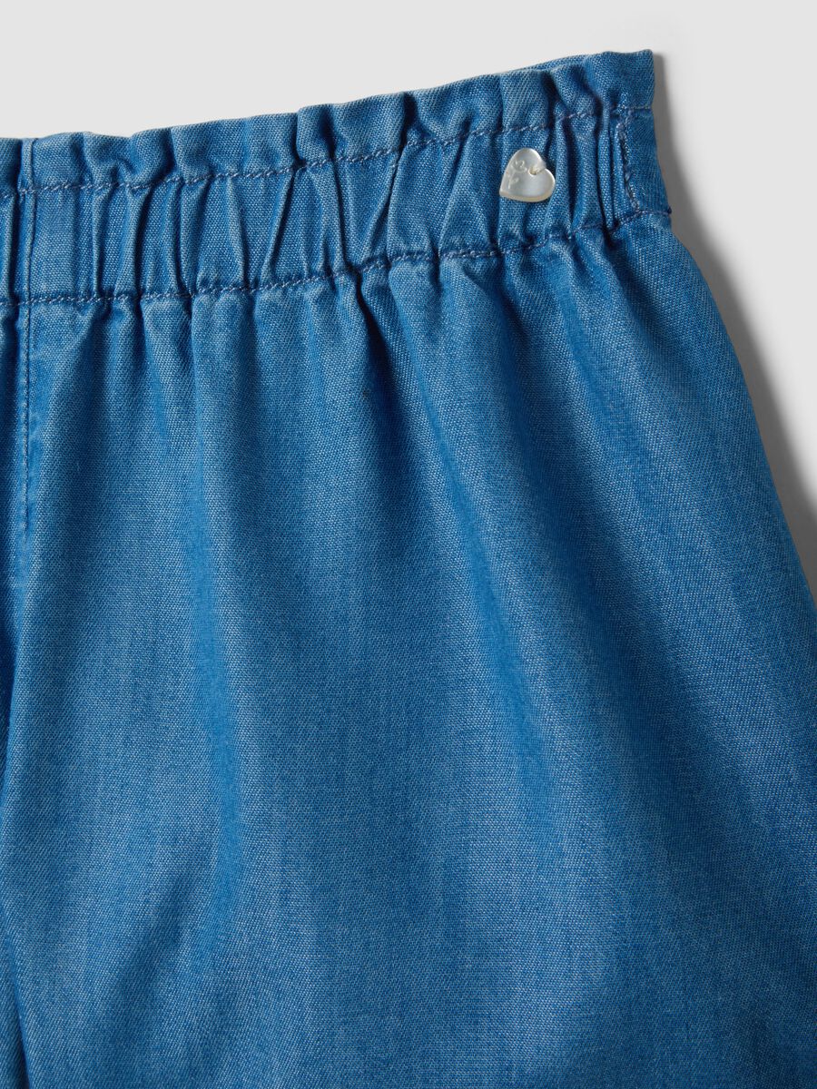 White and Denim Stretch Cotton Set_2