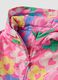 Giubbotto antipioggia multicolor imbottito con fantasia floreale per bambina_2