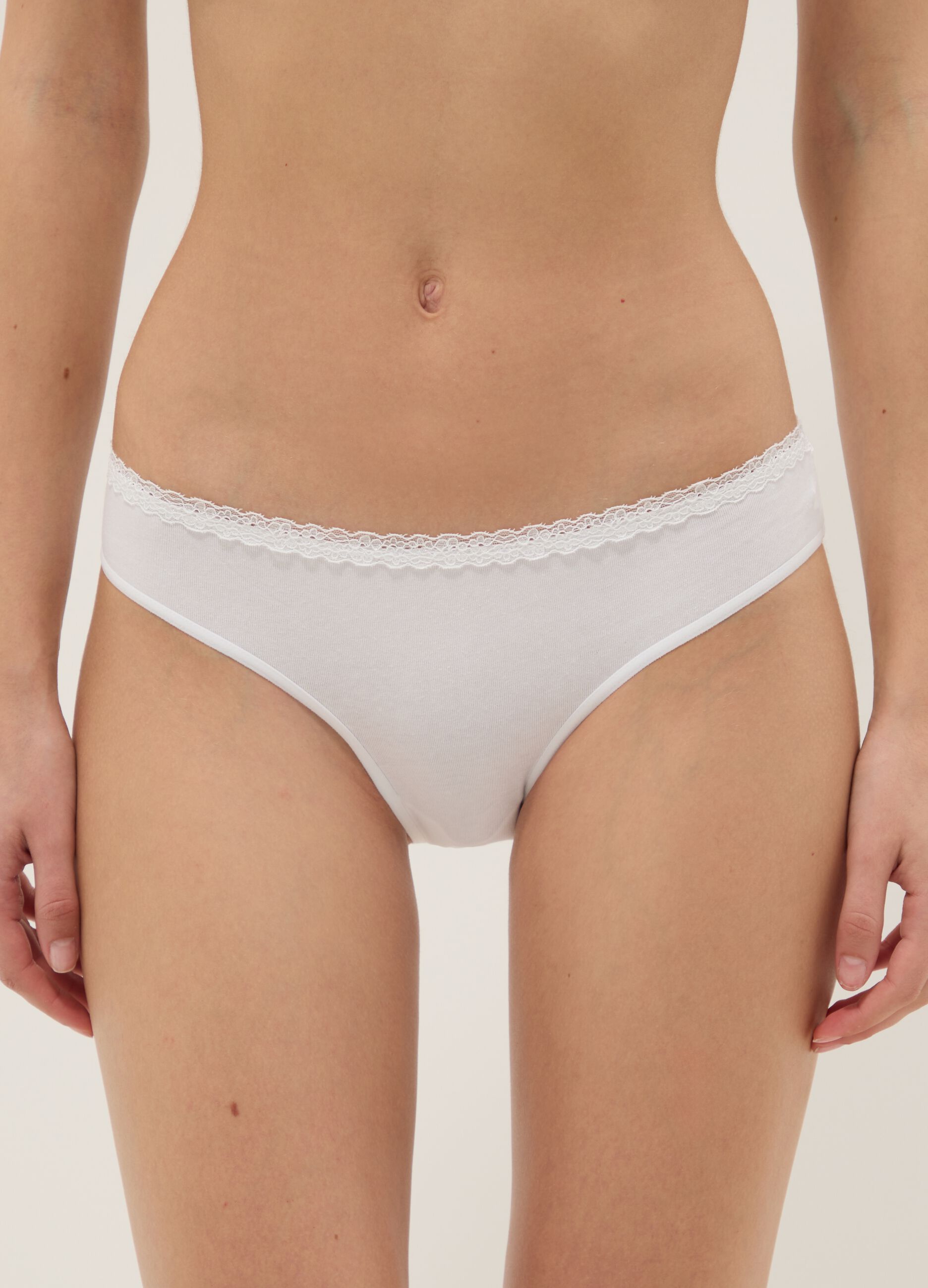 Beige organic cotton knicker 2-pack