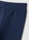 Leggings blu flare in cotone elasticizzato_3