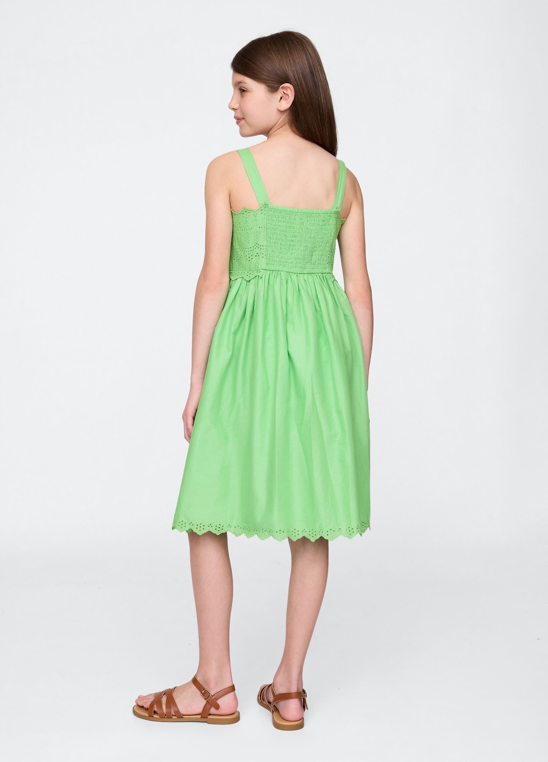 Gr&uuml;nes Baumwollkleid von Gap Kids