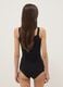 Black pure cotton tank top regular fit with wide shoulder_2