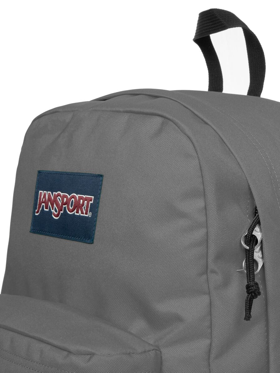 Grey backpack with front pocket_2