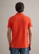 Orange short sleeve pure cotton polo shirt regular fit_3