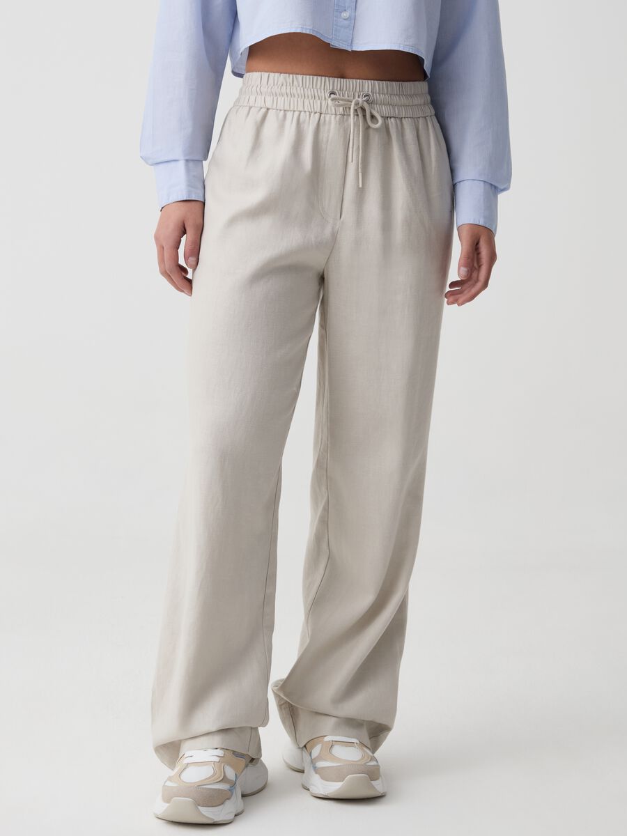 Relaxed-fit joggers with drawstring_1