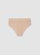 Beige stretch microfibre briefs with lace_4