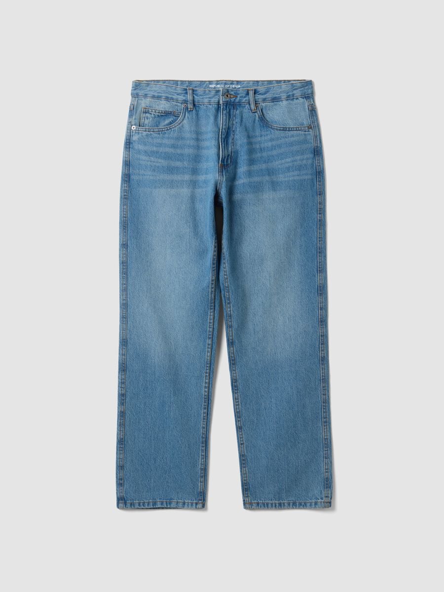 Pure cotton denim jeans, relaxed fit_4