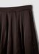 Braune Baggy-Fit-Hose mit elastischen B&uuml;ndchen_1