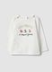 Wei&szlig;es Baby-Shirt aus reiner Bio-Baumwolle mit Harry-Potter-Stickerei_0