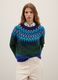 Multicolour Jacquard Pattern Pullover_2