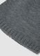 Cappello grigio a costine_1