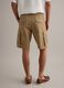 Beige Cargo-Shorts aus Stretch-Baumwolle, Regular Fit_2