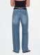 Hellblaue Denim-Jeans mit Wide Leg aus 100 % Baumwolle_2