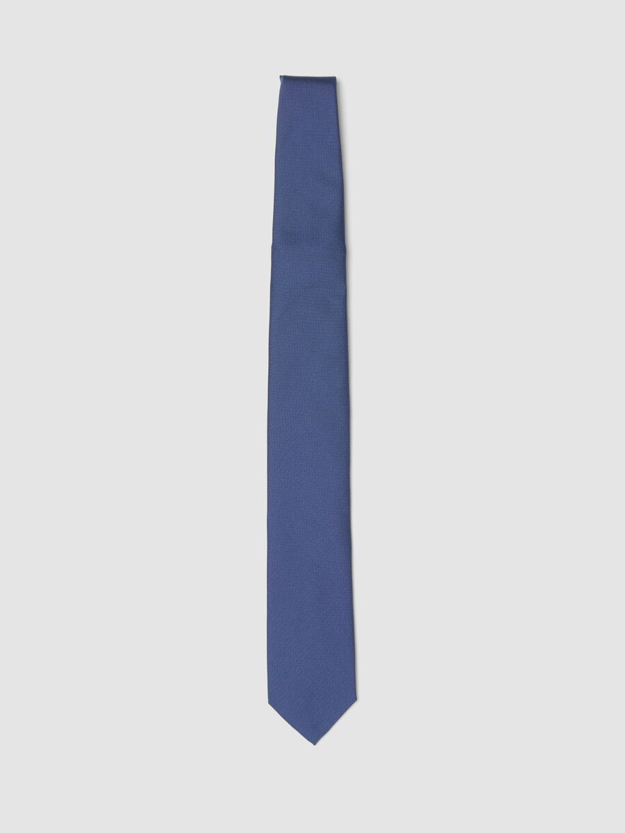 Light blue tie with 7.5 cm blade_0
