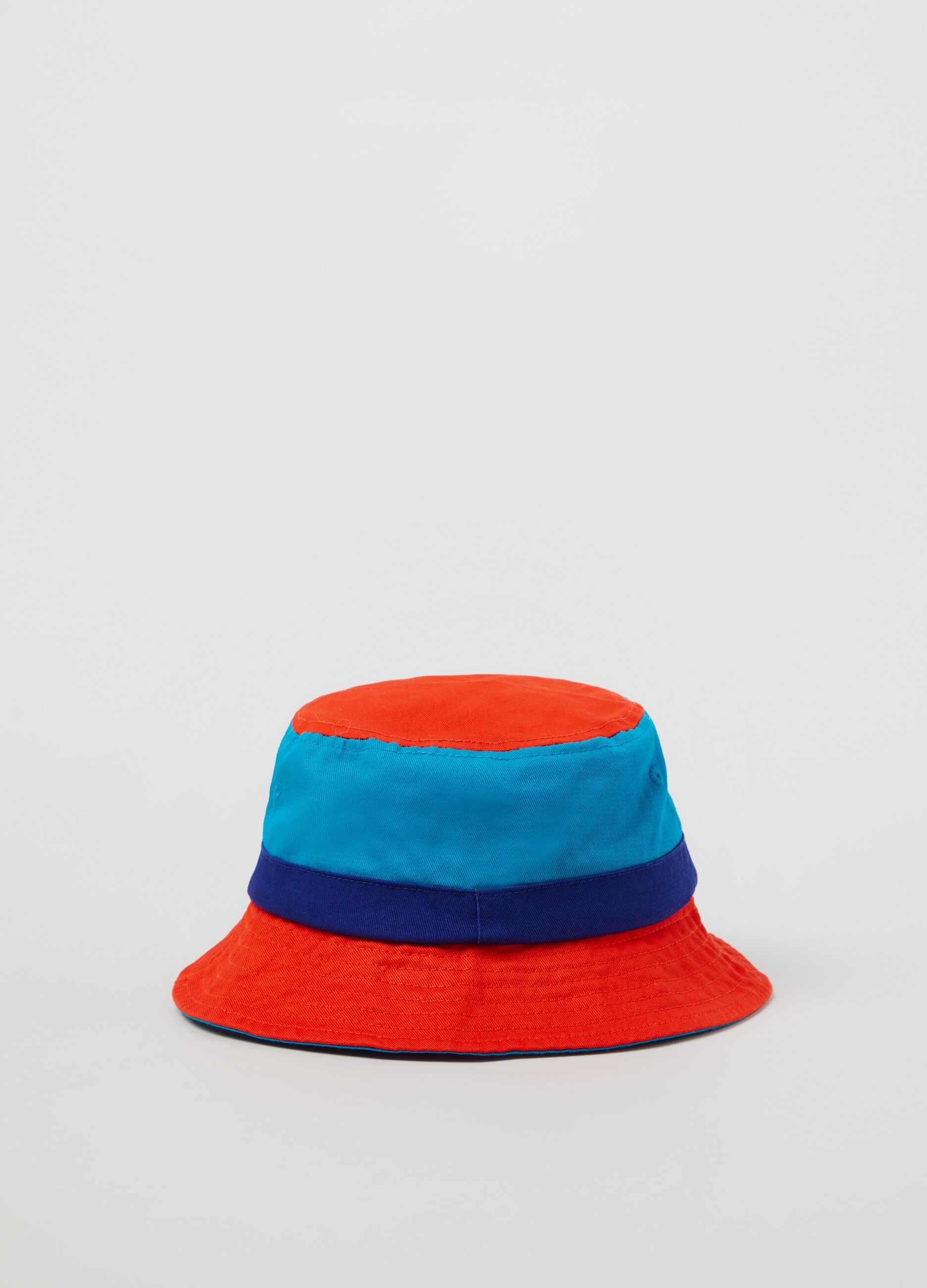 Colour block bucket hat