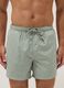 Green swim shorts with elasticated waistband and drawstring_1