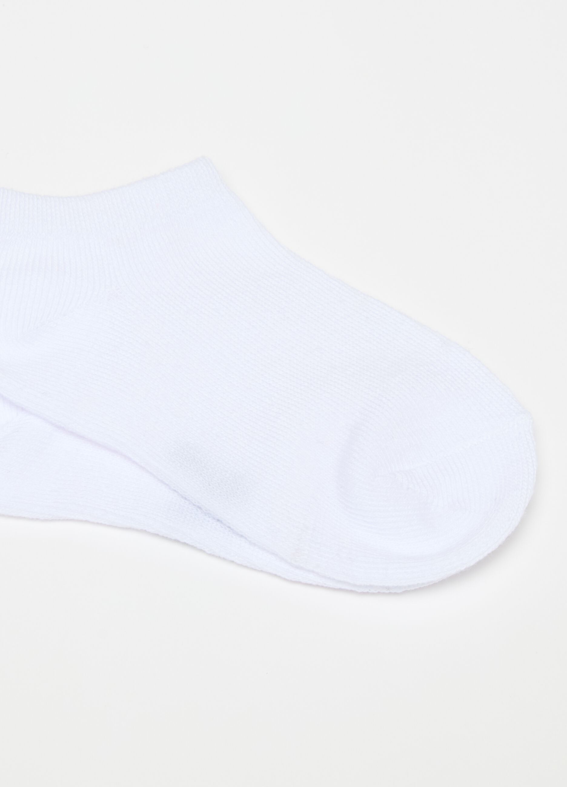 Five-pair pack shoe liners in organic cotton