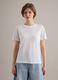 Wei&szlig;es T-Shirt aus reinem Leinen, Regular Fit, kurzarm_2