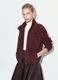 Red genuine leather jacket in regular fit_1