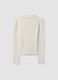 White viscose-blend fitted polo-collar top_2