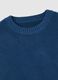 Blue Wool Blend Crew Neck Jumper Regular Fit_5