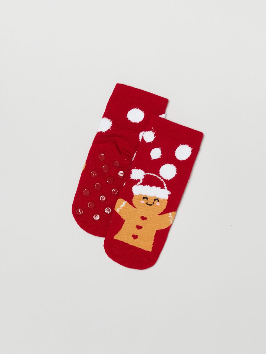 Slipper socks with Christmas motif_1
