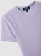 Purple fitted short-sleeve stretch cotton T-shirt_5