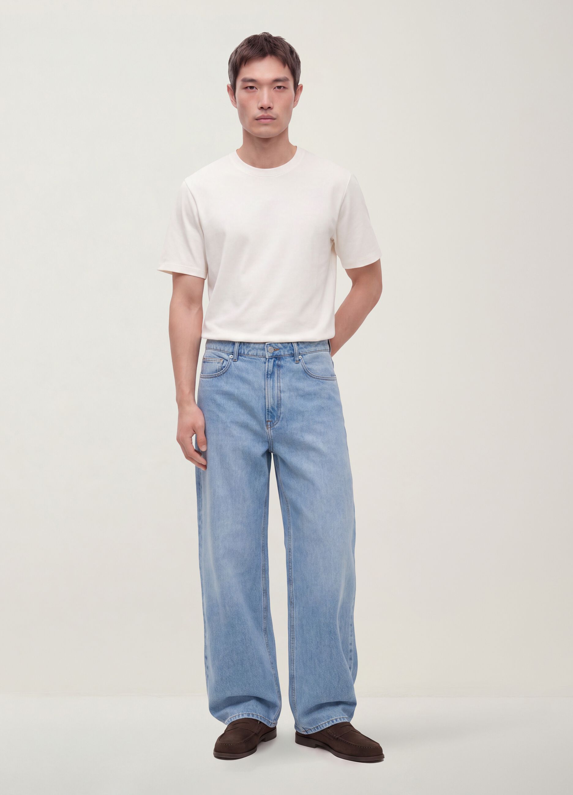 &Alpha;&nu;&omicron;&iota;&chi;&tau;ό &mu;&pi;&lambda;&epsilon; &tau;&zeta;&iota;&nu; wide leg &alpha;&pi;ό 100% &beta;&alpha;&mu;&beta;ά&kappa;&iota;