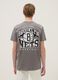 Camiseta gris de puro algod&oacute;n, ajuste regular con estampado de Brooklyn Nets_3