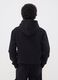 Black cotton-blend hoodie with Brooklyn Nets print for boys_2