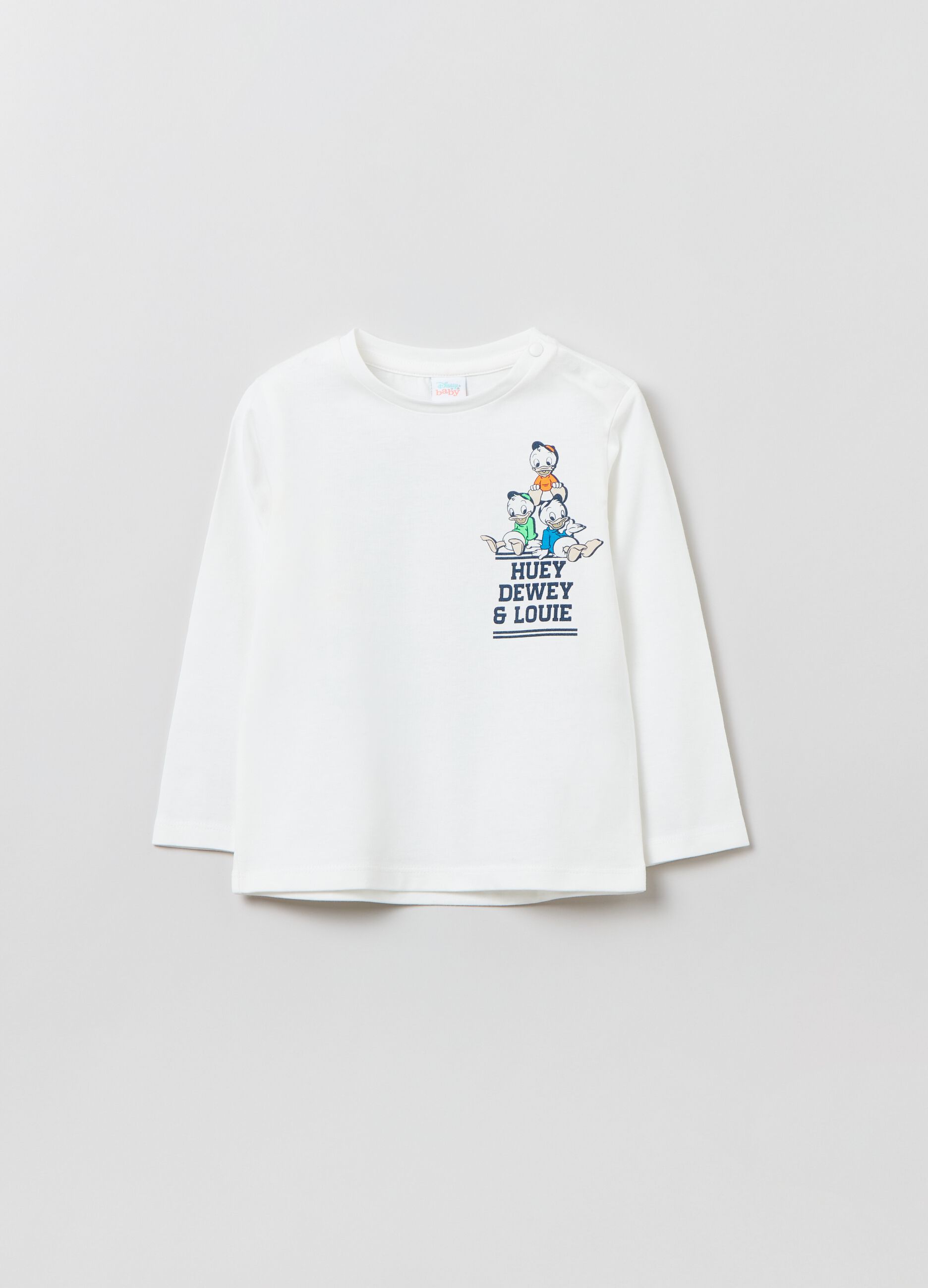 T-shirt con stampa Disney Baby Qui Quo Qua 