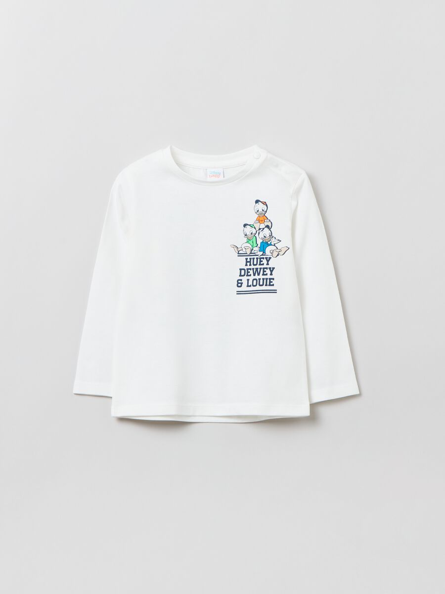 T-shirt con stampa Disney Baby Qui Quo Qua _0