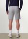 Graue Shorts aus Baumwollmix mit elastischem Bund, Regular Fit_2
