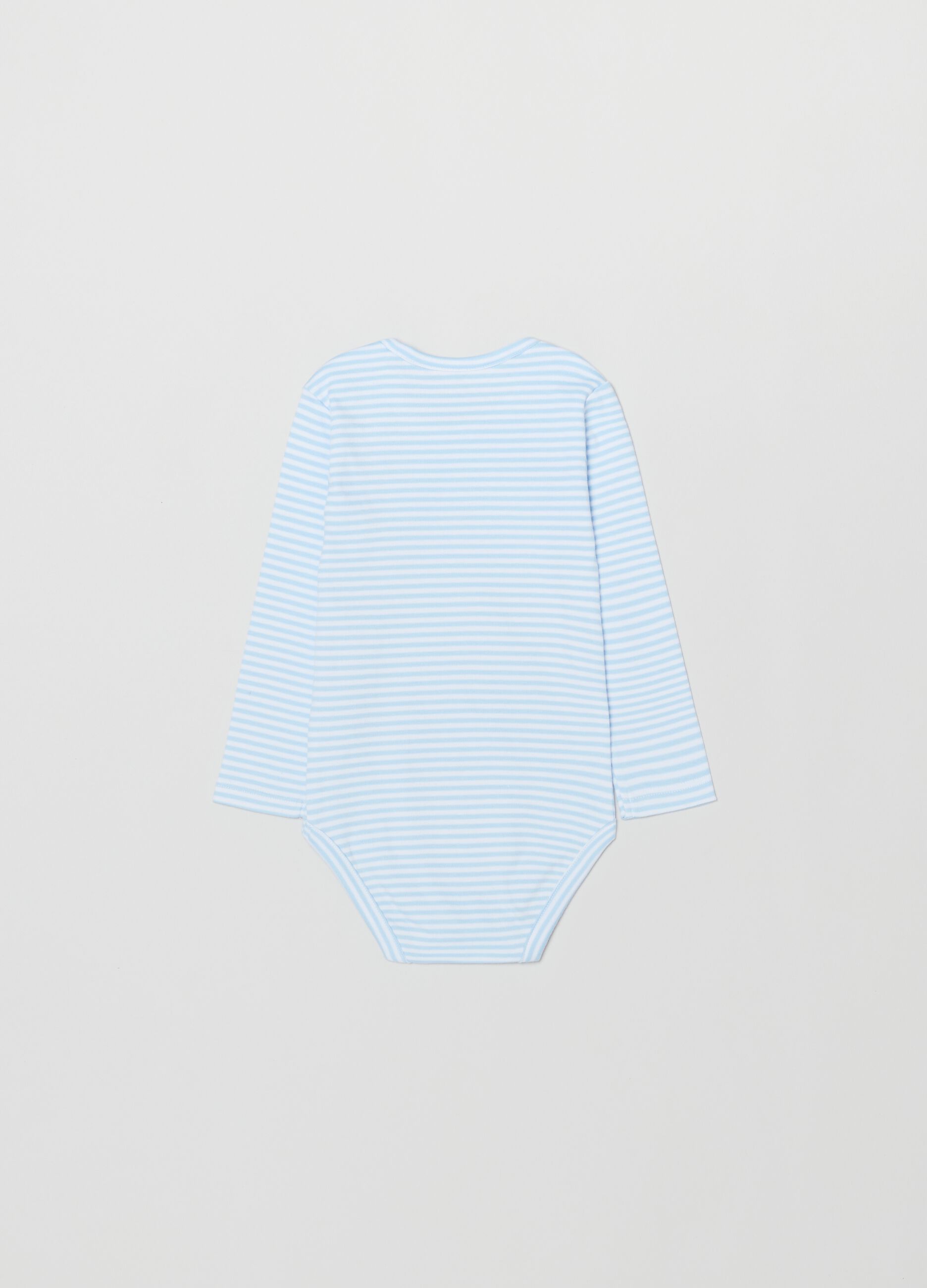 Two-pack cotton bodysuits with long sleeves._1