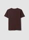 Braunes T-Shirt aus reiner Bio-Baumwolle mit Rundhalsausschnitt, Regular Fit_6