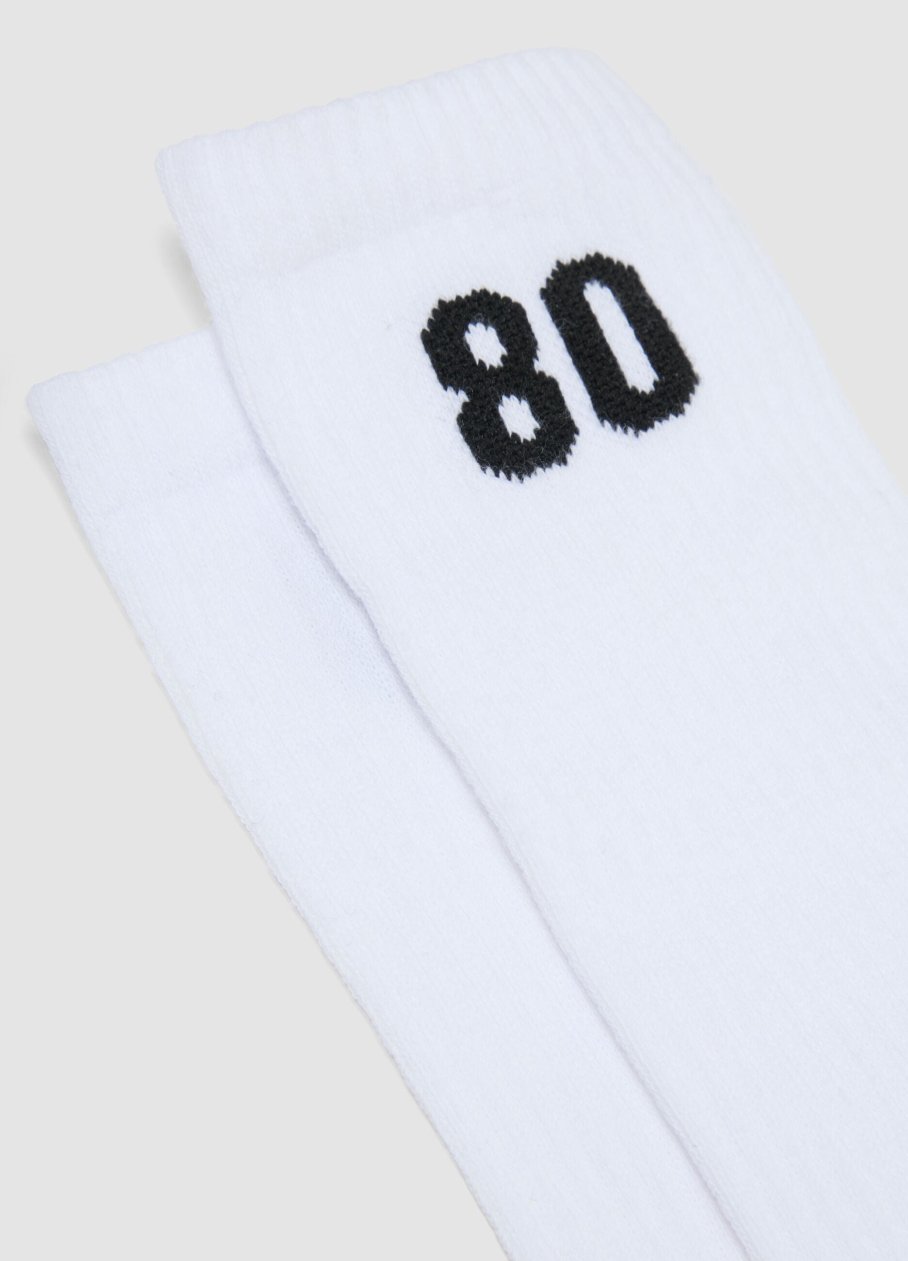 3er-Pack wei&szlig;e Sportsocken aus elastischer Bio-Baumwolle